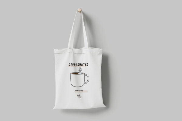 @ 2022 | Illustration & Digital Art | Laura Schlobach | Bag "Caffeinated"